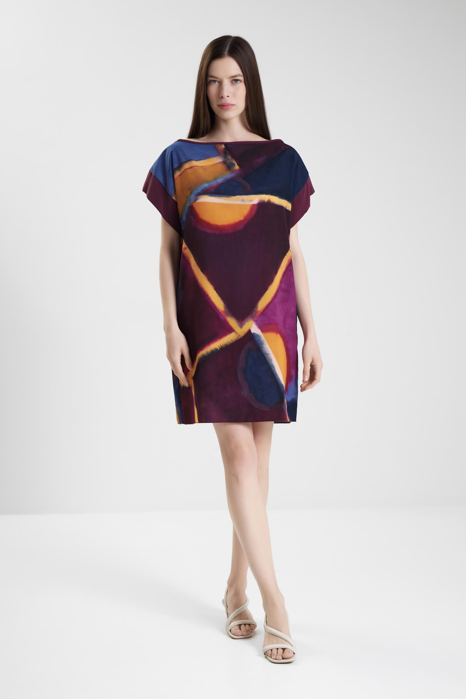 Платье с вырезом-лодочкой Shan 