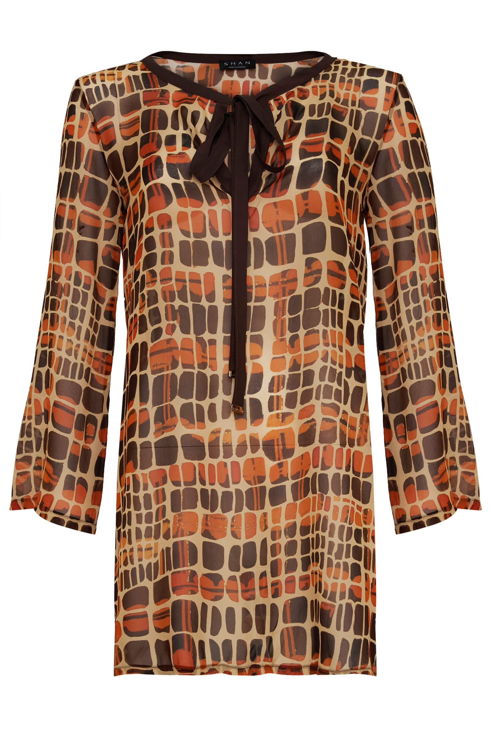 Шелковая туника Shan 
