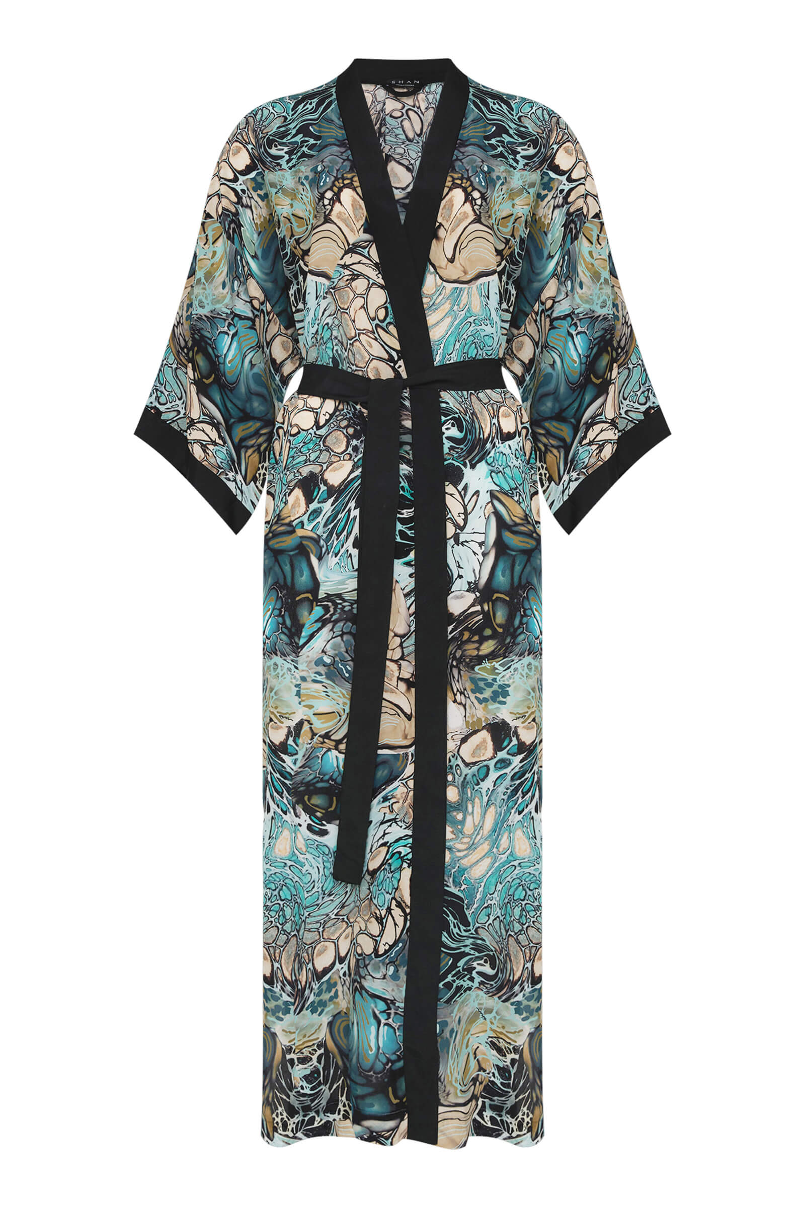 Шелковый пляжный халат Shan 