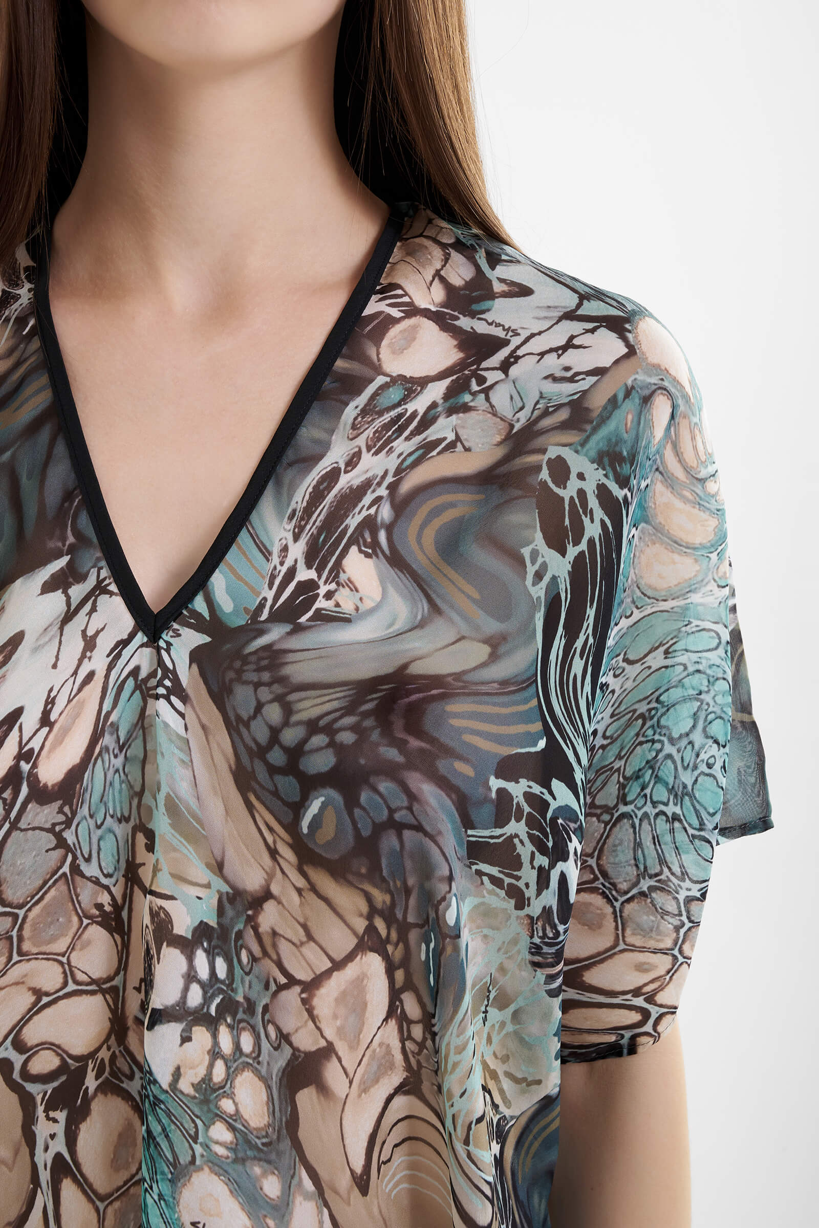 Шелковая туника Shan 