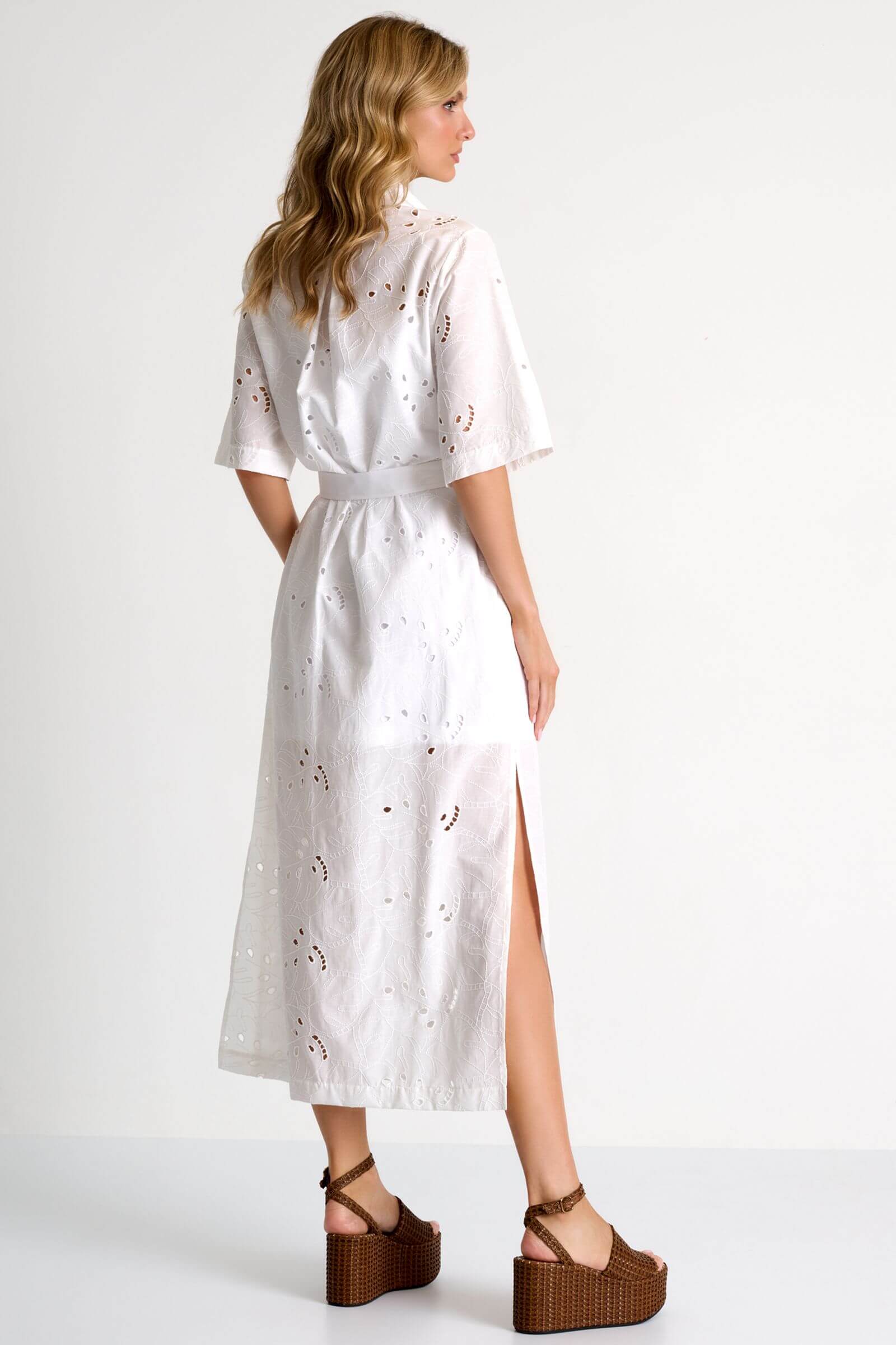 Платье-рубашка с добавлением хлопка Shan 