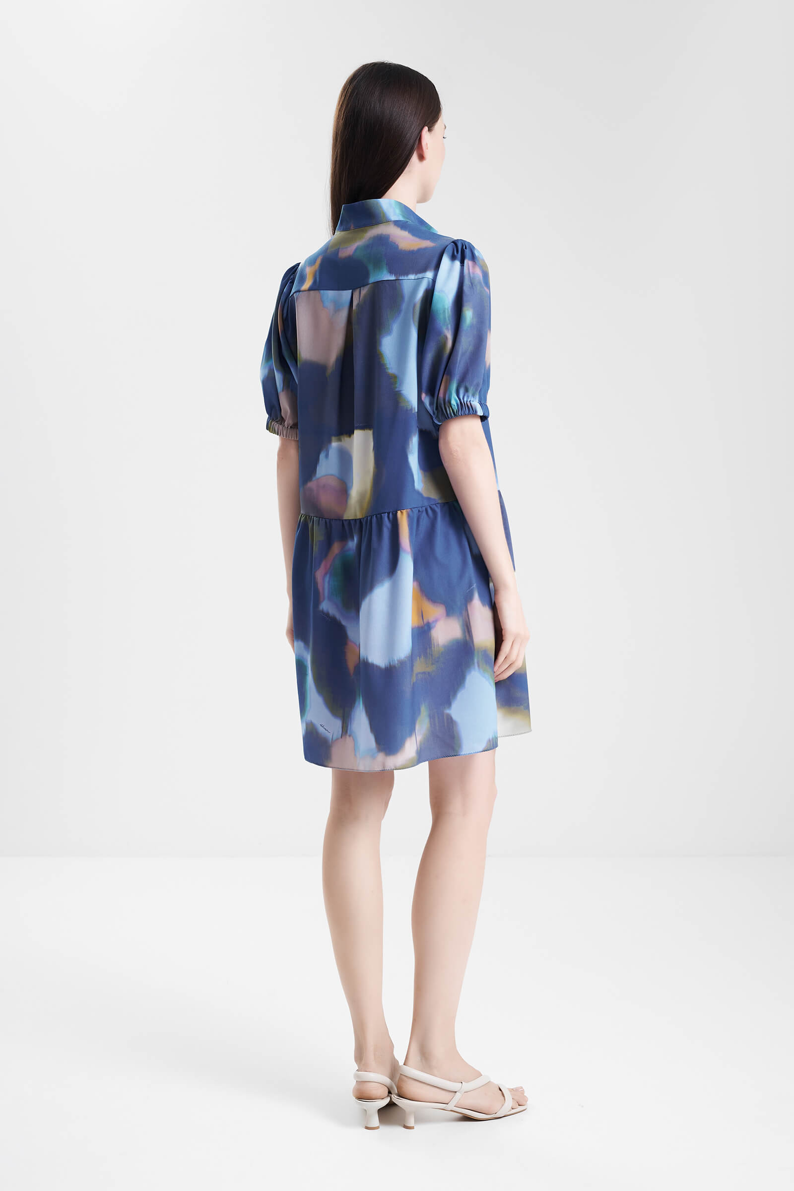 Платье с воротником-стойкой Shan 