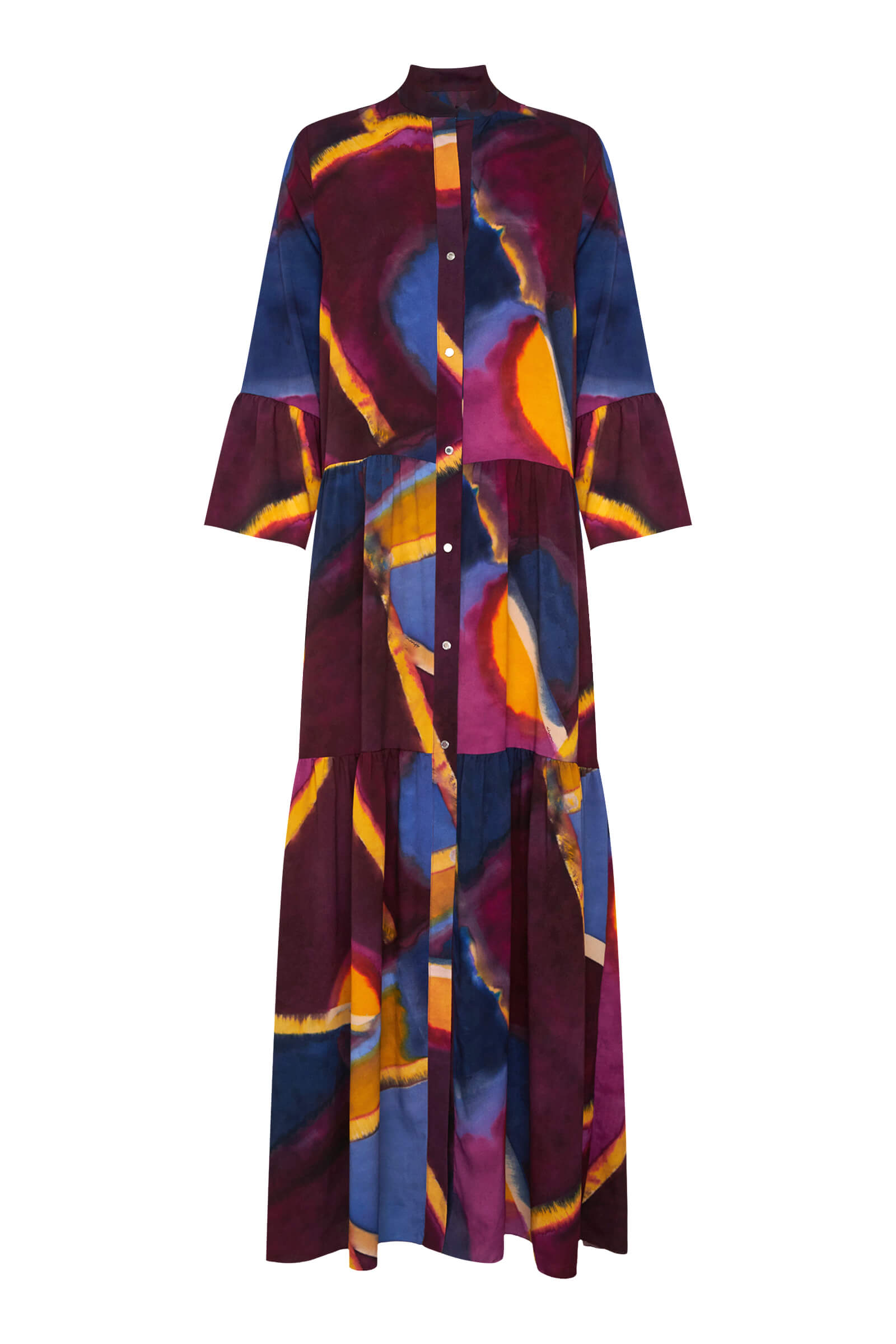 Платье-рубашка с воротником-стойкой Shan 