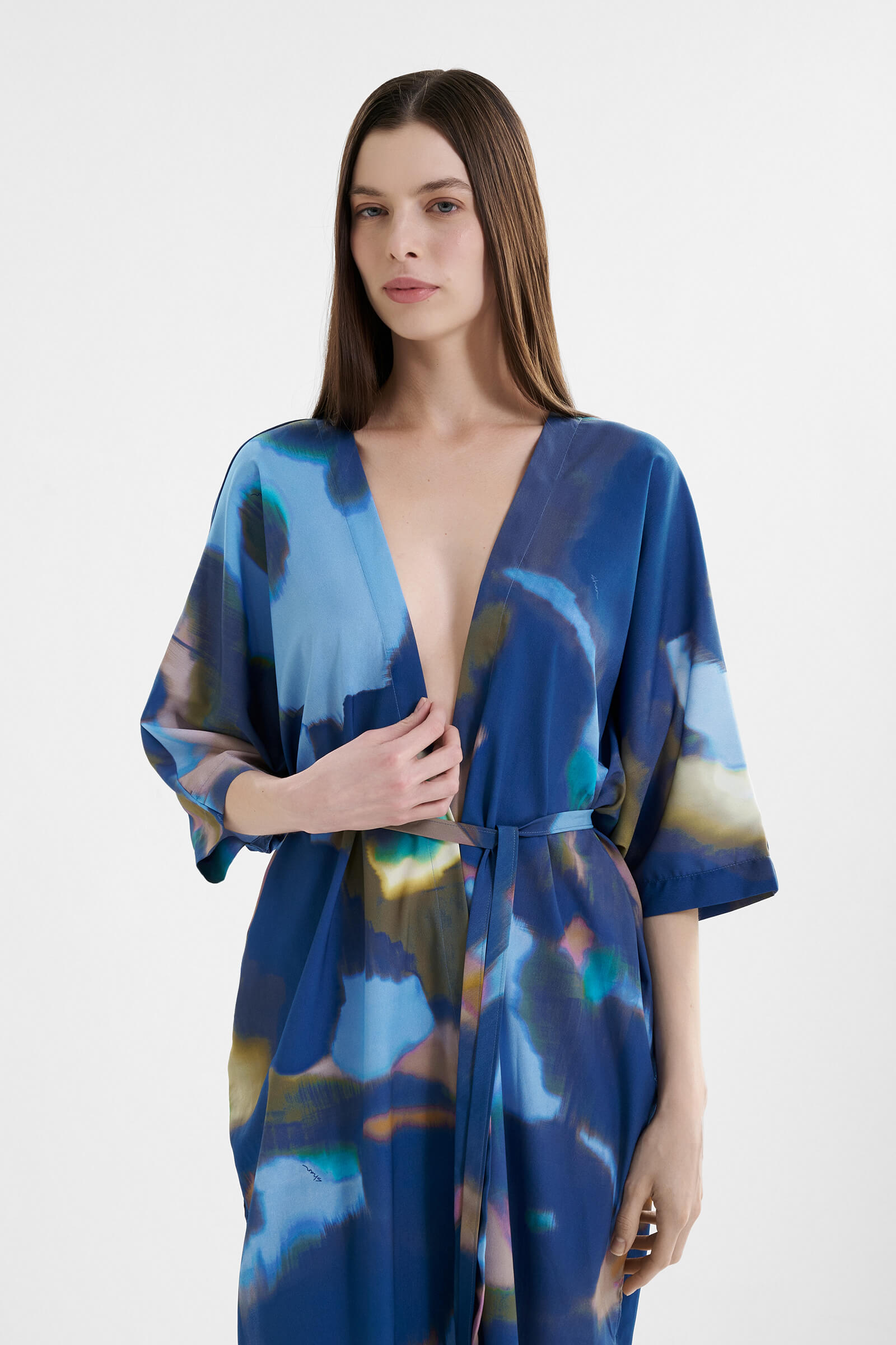 Пляжный халат с высокими разрезами Shan 