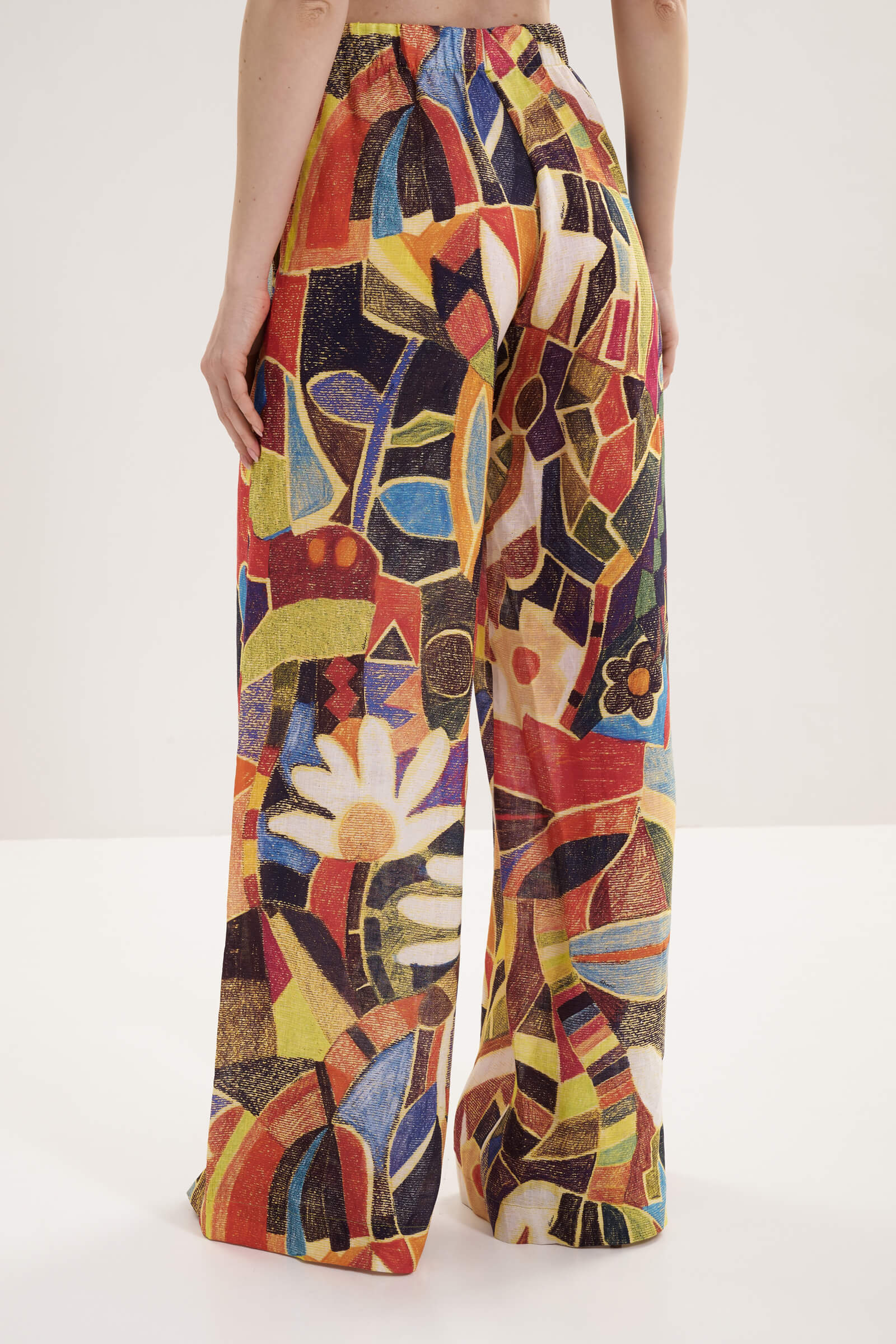 Брюки из 100% льна Shan 