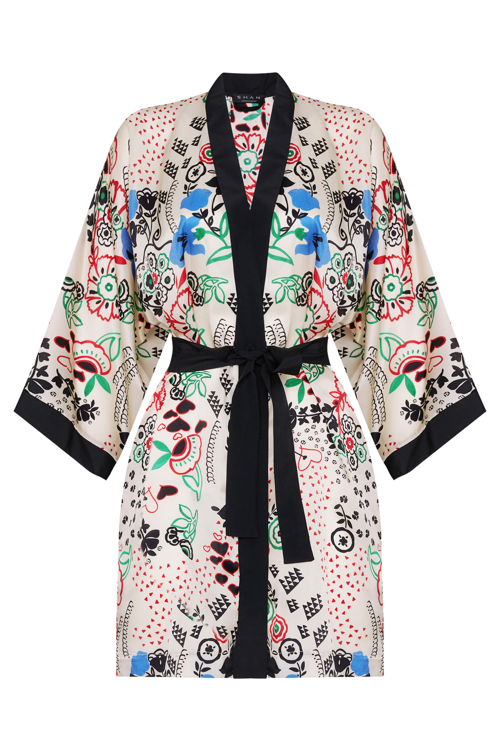 Пляжный халат из 100% шелка Shan 