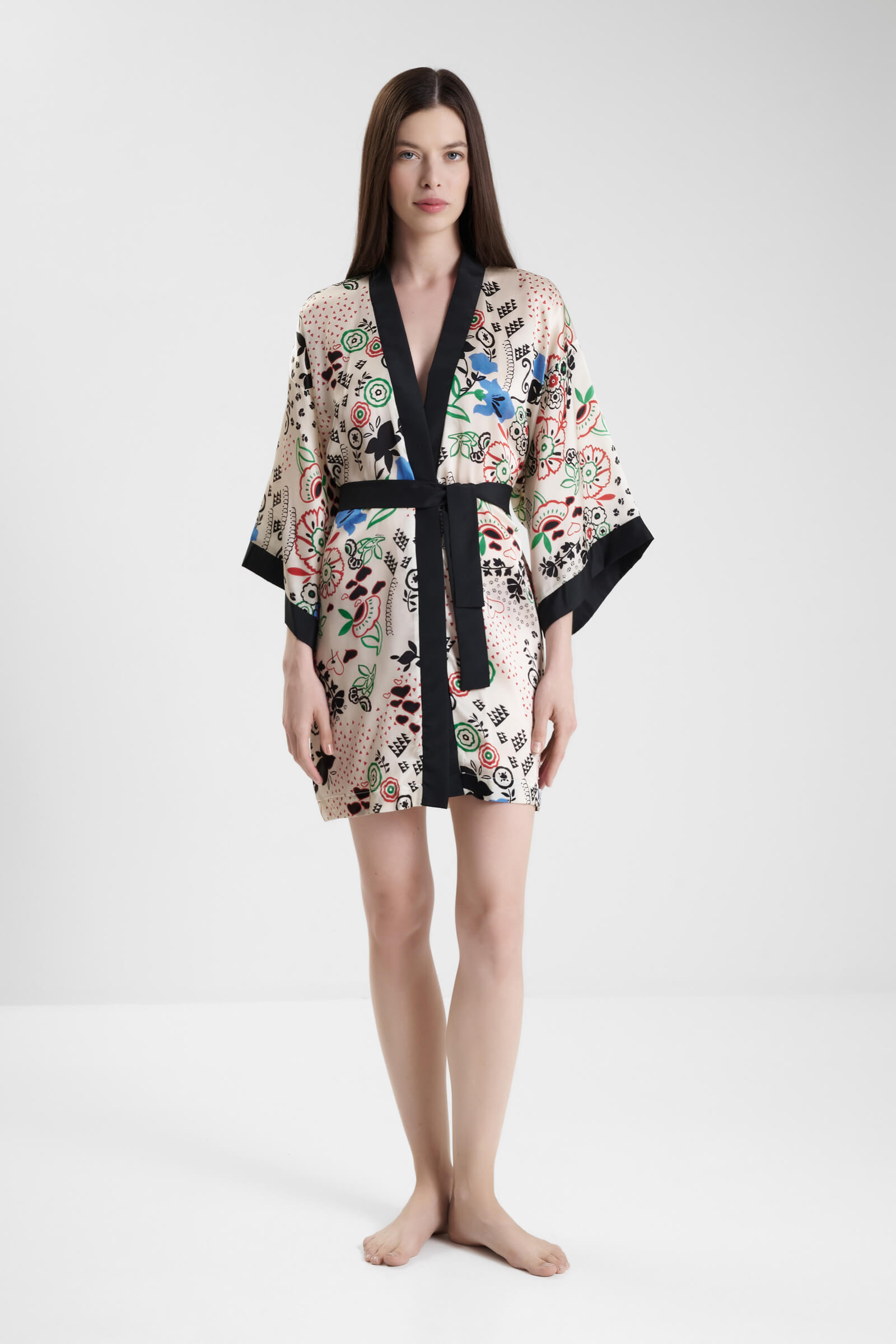 Пляжный халат из 100% шелка Shan 