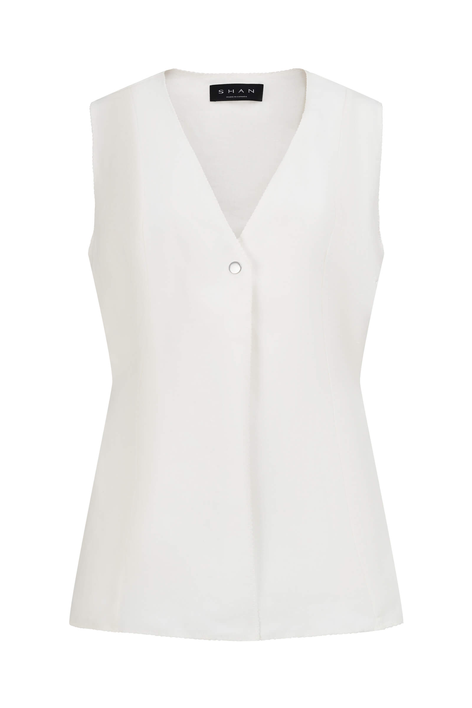 Жилет из 100% льна Shan 
