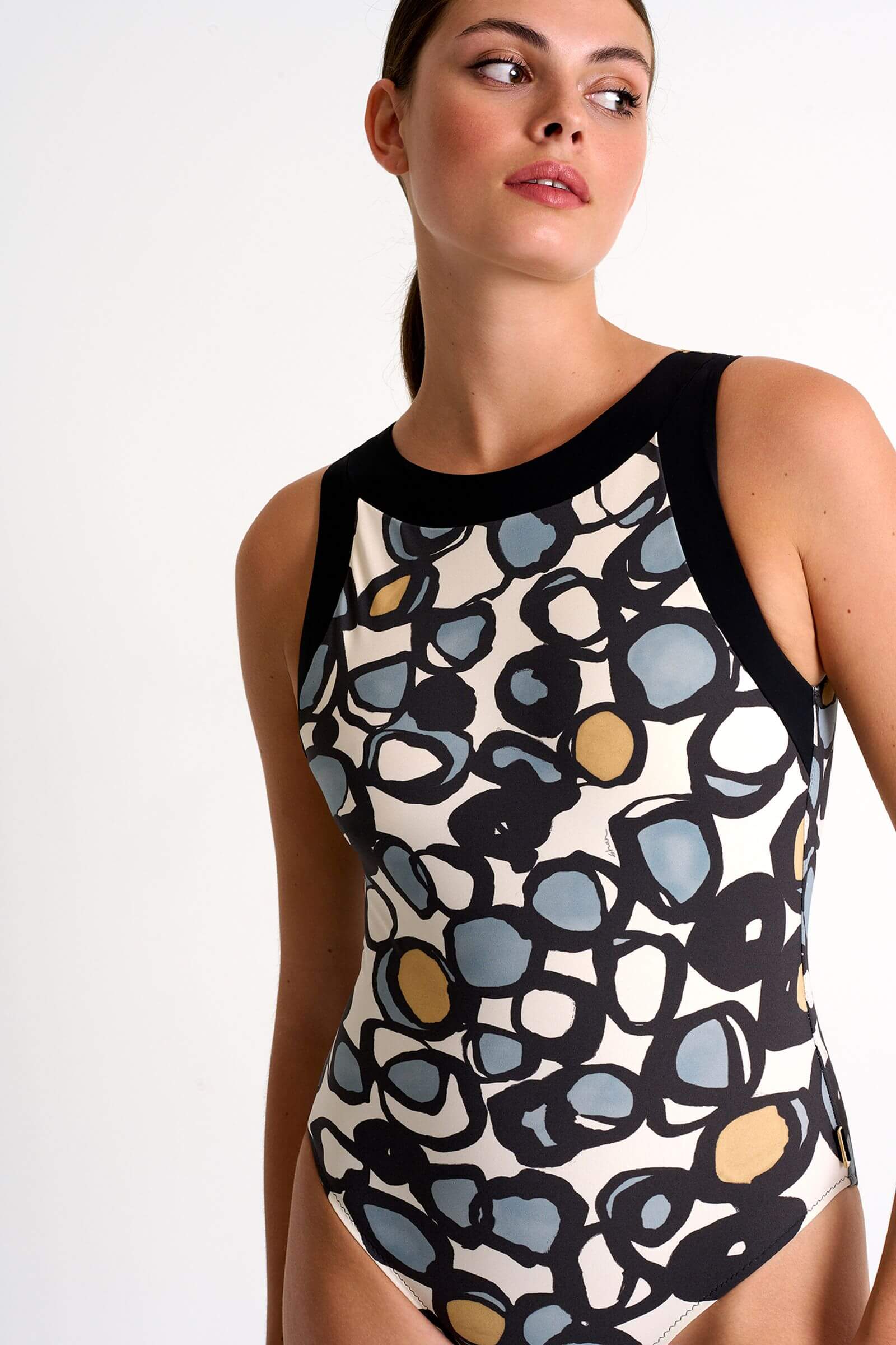 Слитный купальник без косточек Shan 