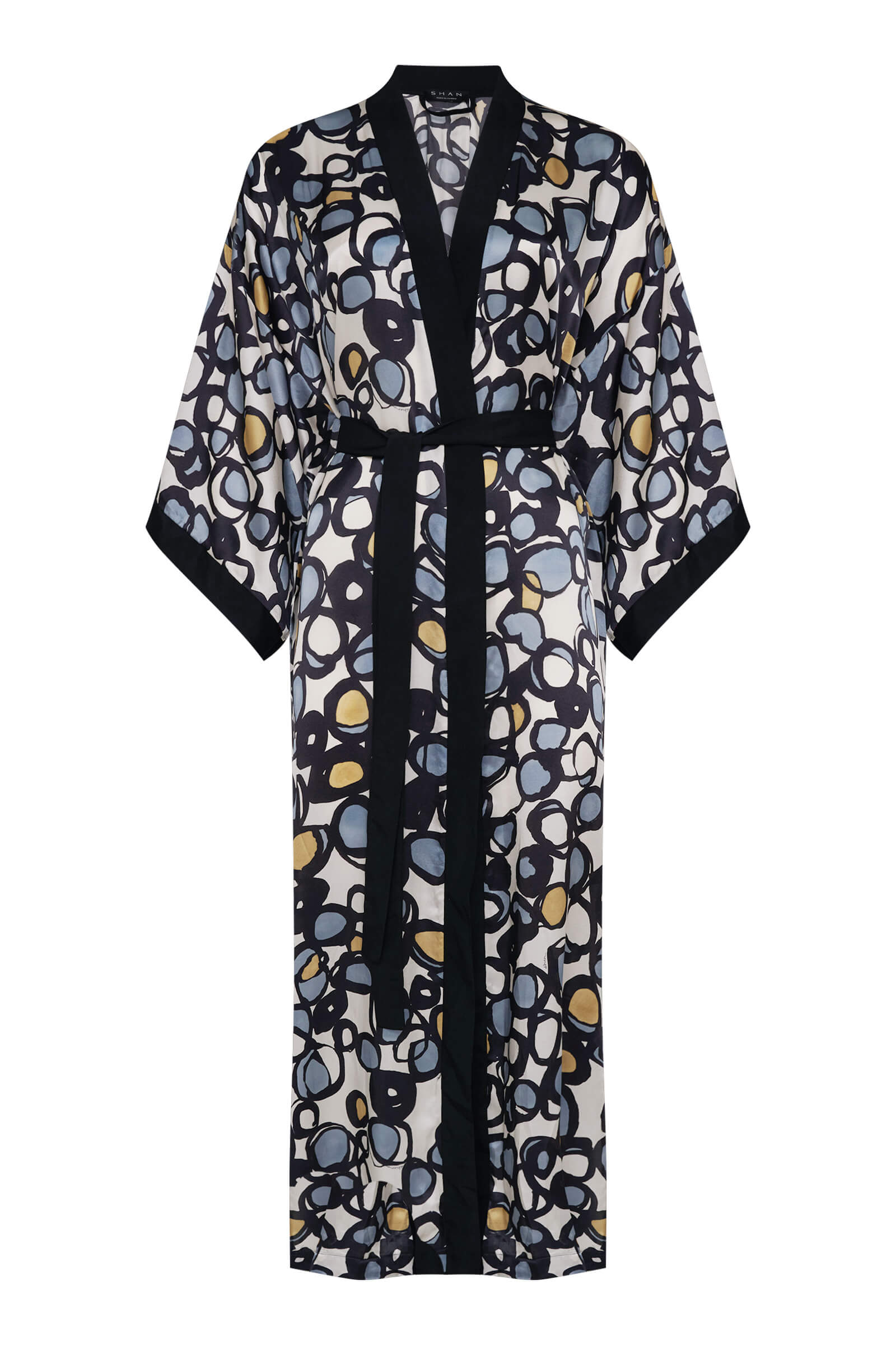 Шелковый пляжный халат Shan 