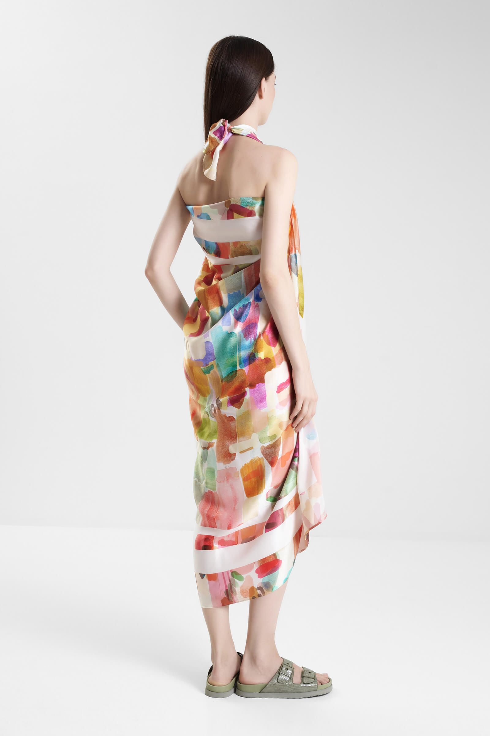 Шелковое парео Shan 