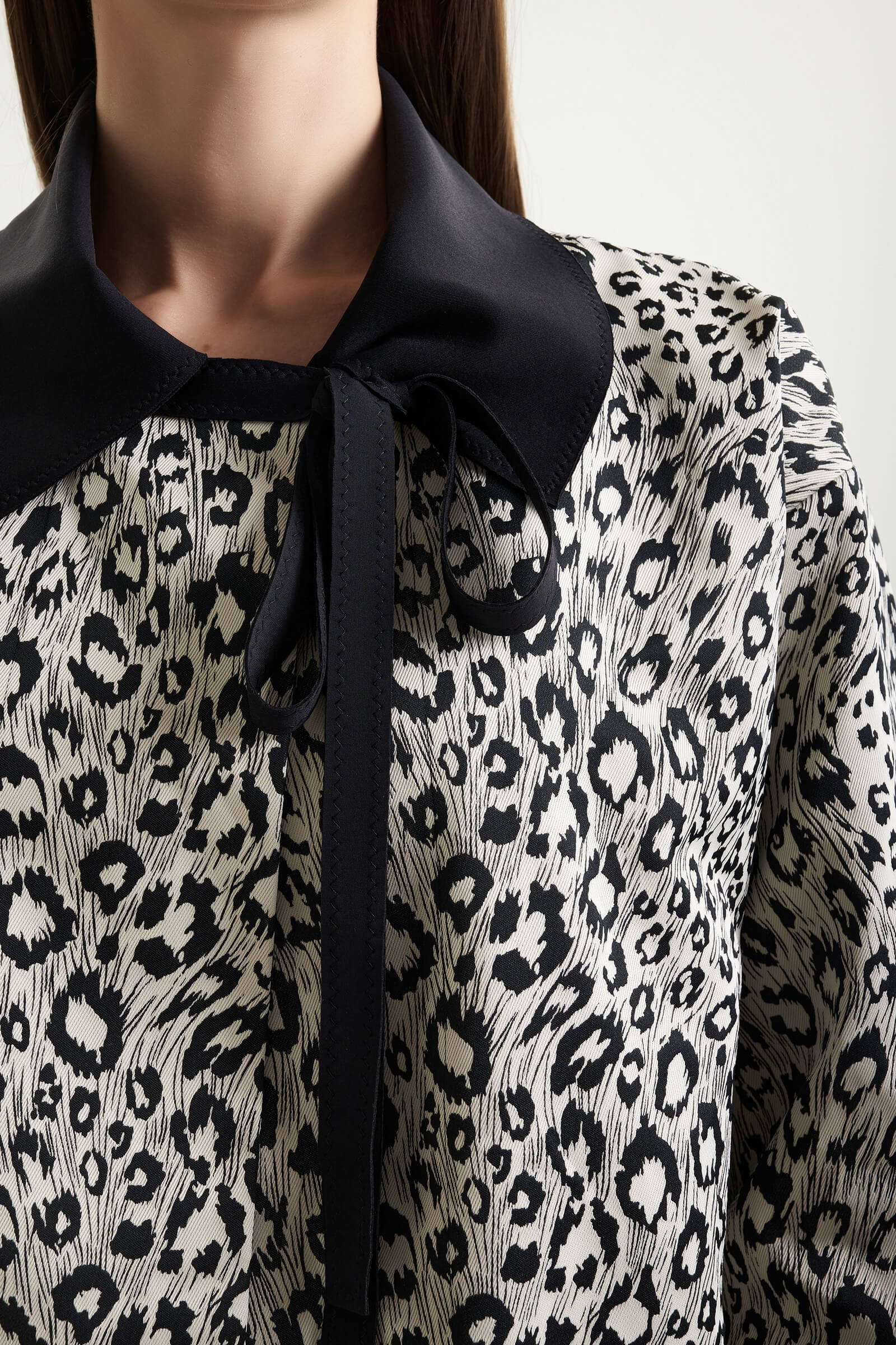 Жакет с воротником на завязках Shan 