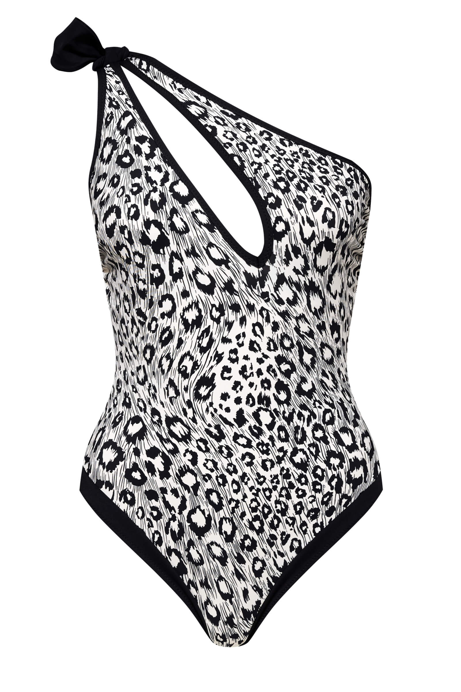 Асимметричный слитный купальник Shan 