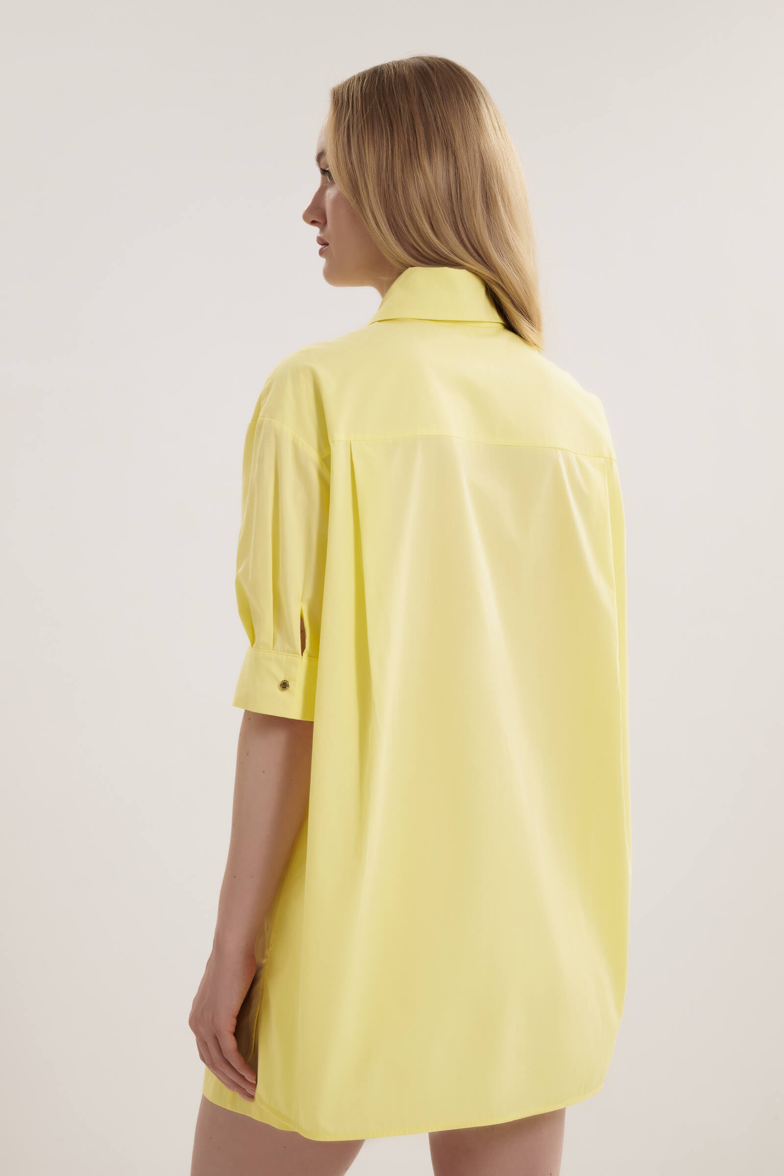 Рубашка из 100% хлопкового поплина Shan 