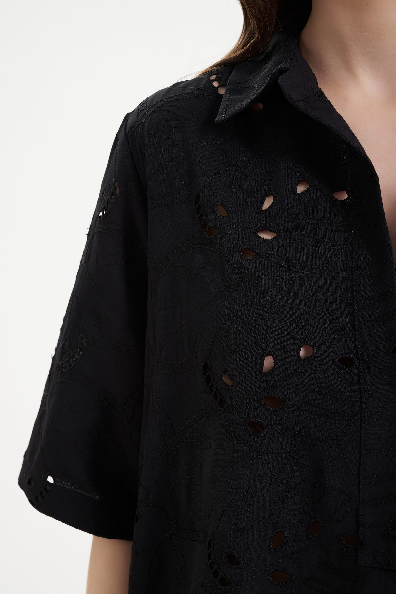 Короткое платье свободного кроя Shan 