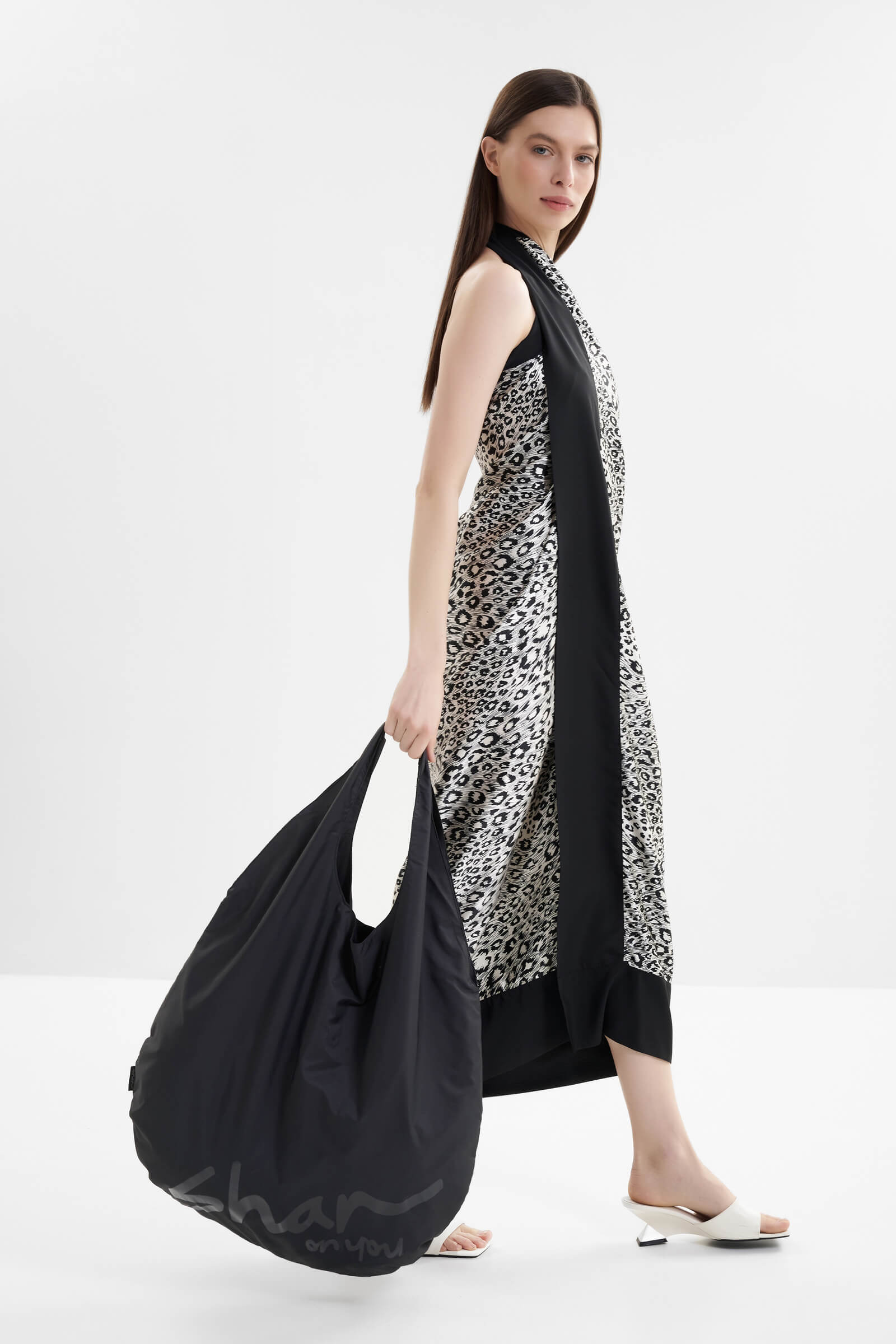 Пляжная сумка шопер с логотипом Shan 