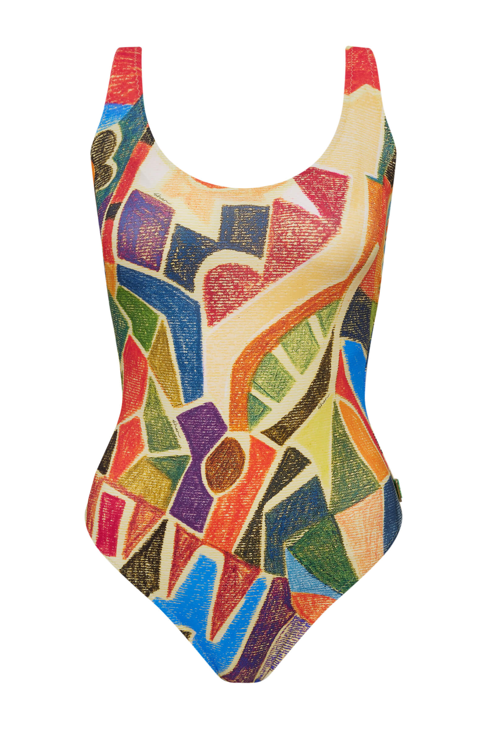 Слитный купальник на косточках Shan 