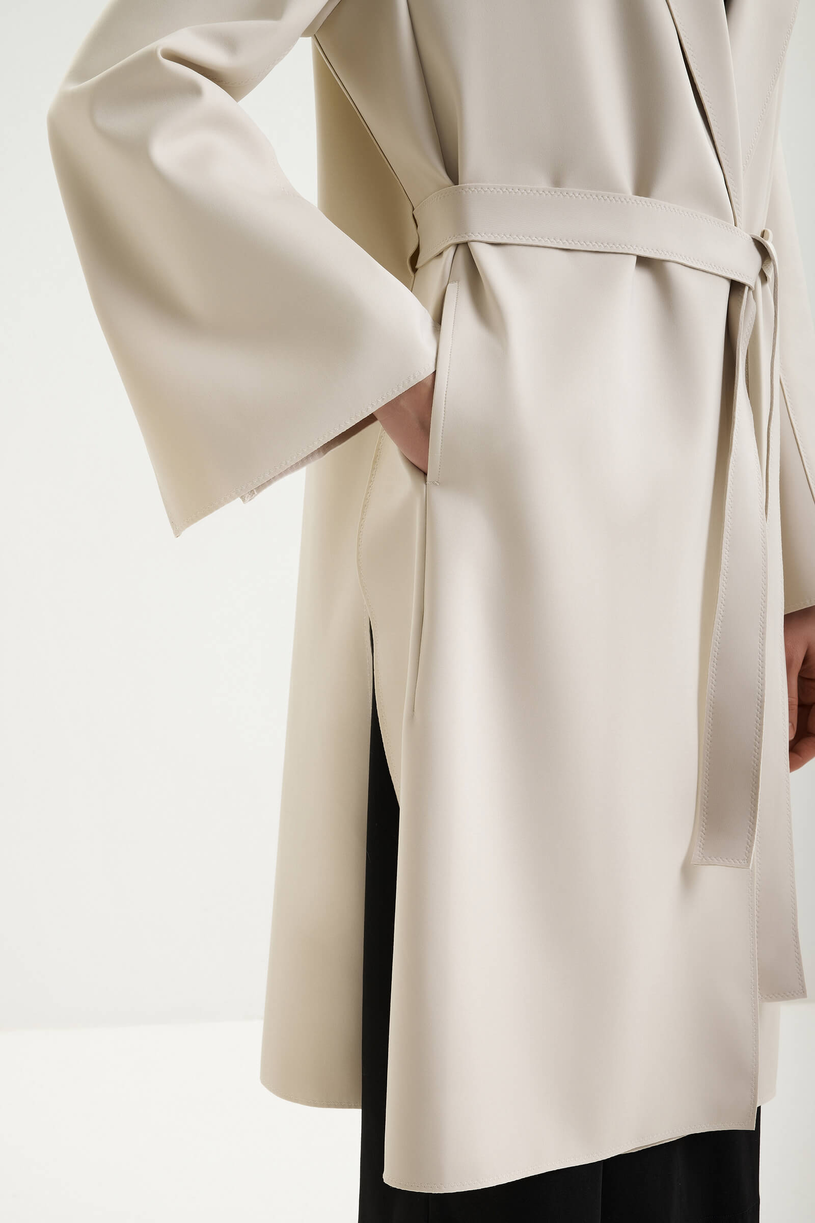 Пальто-халат с поясом Shan 