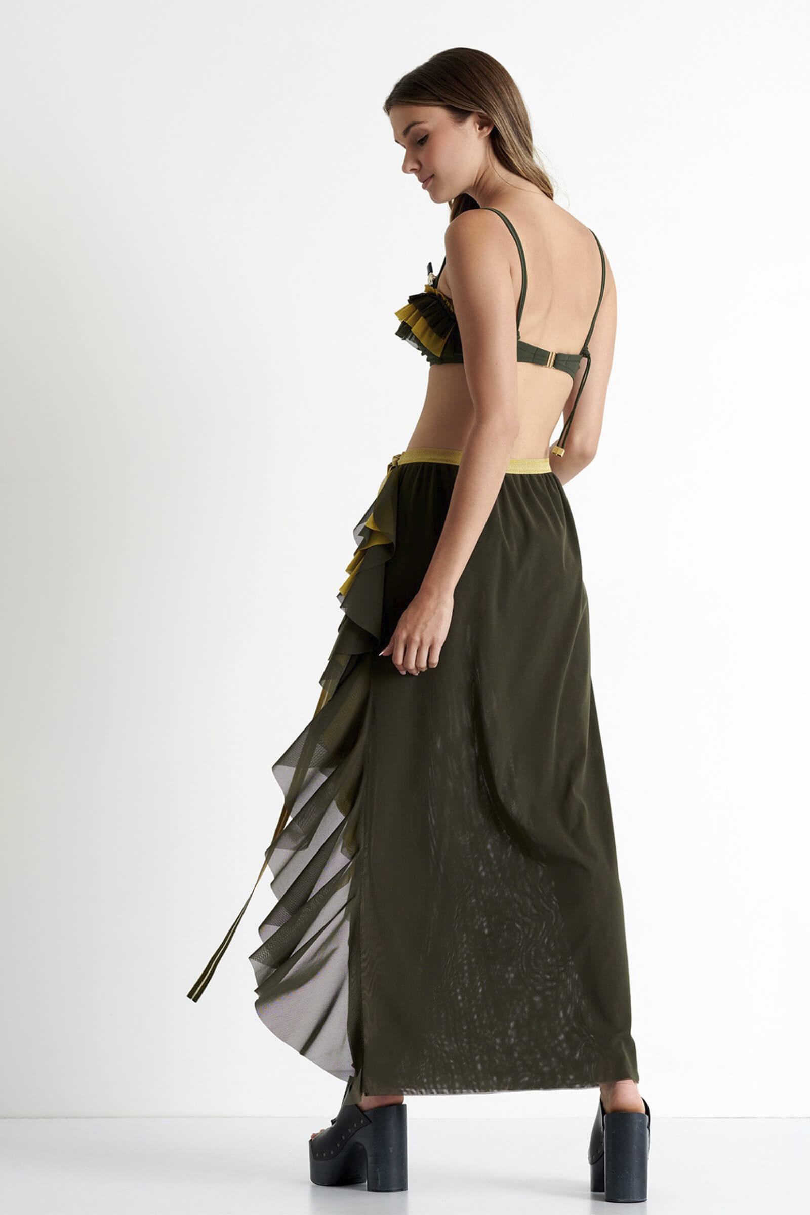 Пляжная юбка с разрезом Shan 