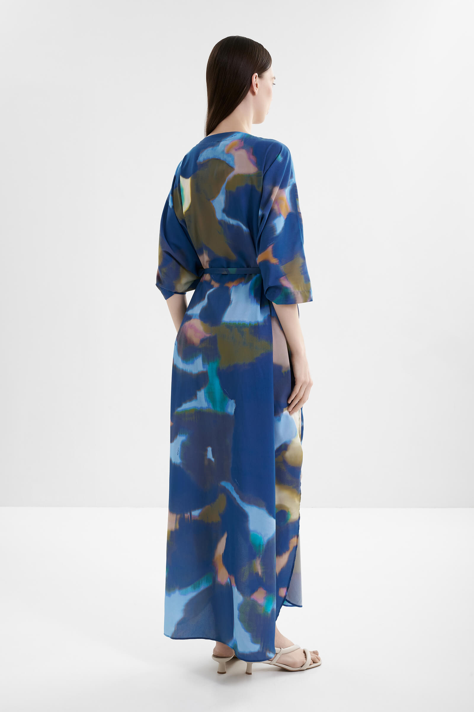 Пляжный халат с высокими разрезами Shan 