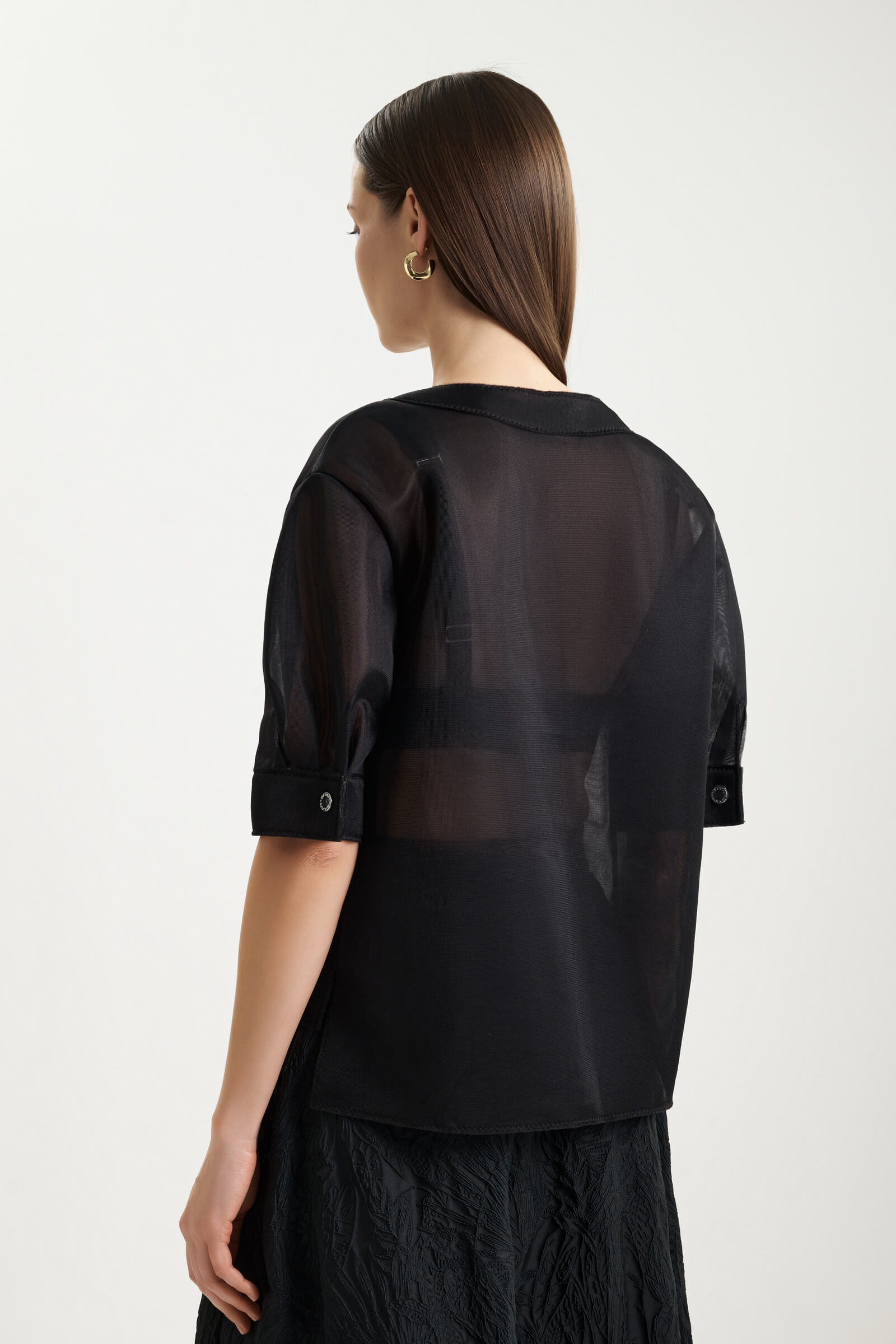 Полупрозрачная блузка Shan 