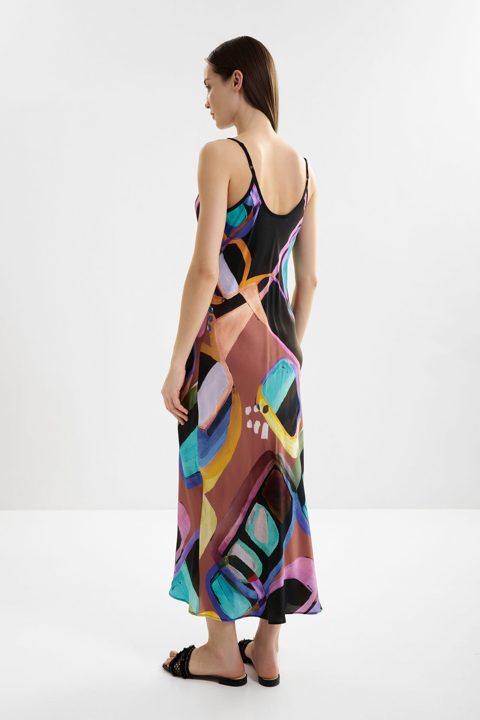 Шелковое платье Shan 