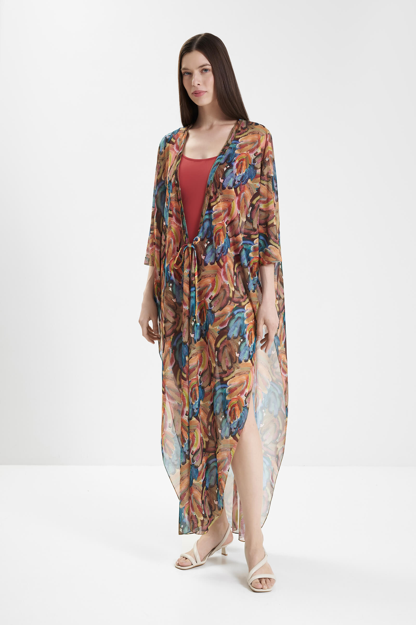 Пляжная накидка на завязках Shan 