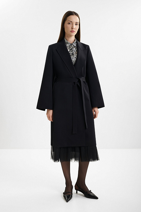 Пальто-халат с поясом Shan  