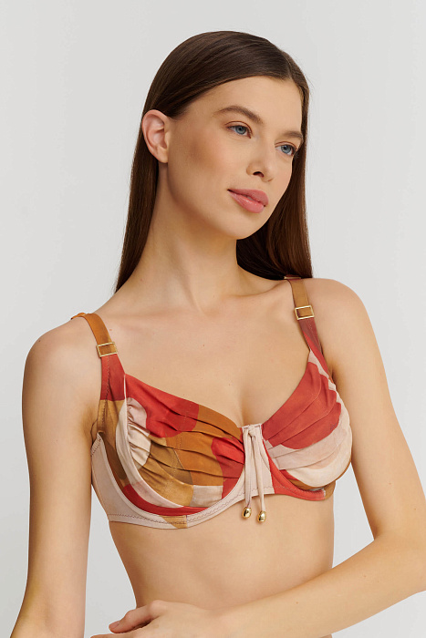 Лиф на косточках с драпировками Shan  