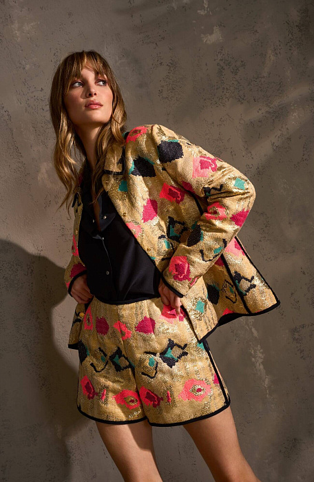 Жакет из жаккарда Shan  