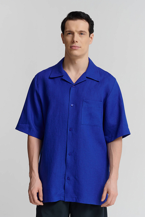 Льняная рубашка с рукавом до локтя Shan  