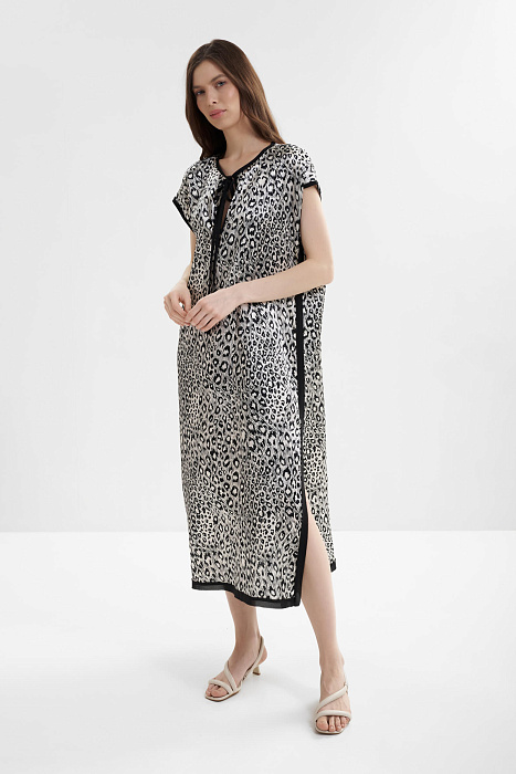 Шелковое платье свободного кроя Shan  