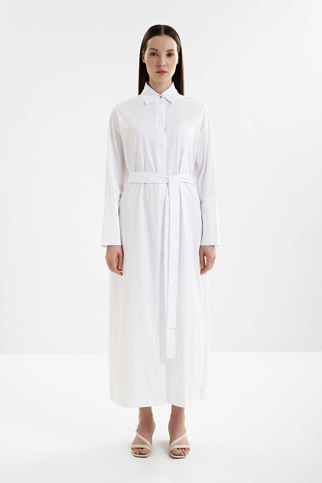 Хлопковое платье-рубашка Shan  