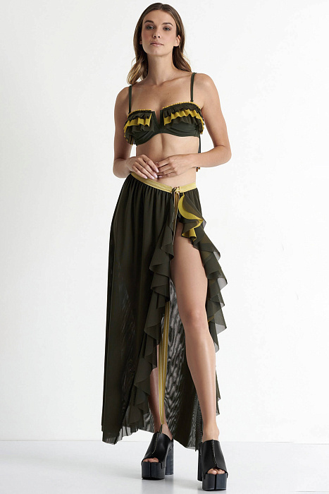 Пляжная юбка с разрезом Shan  