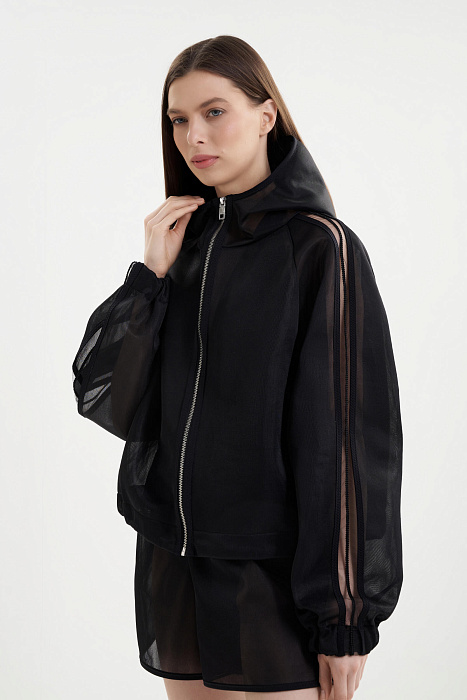 Укороченная куртка с капюшоном Shan  