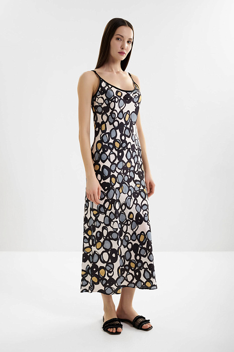 Шелковое платье Shan  