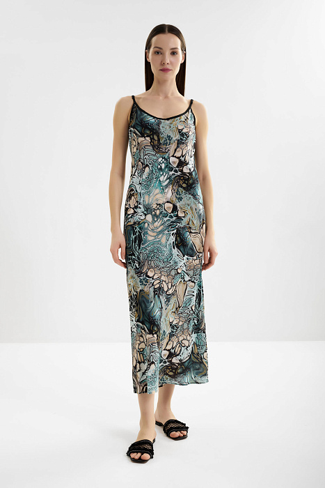 Шелковое платье Shan  