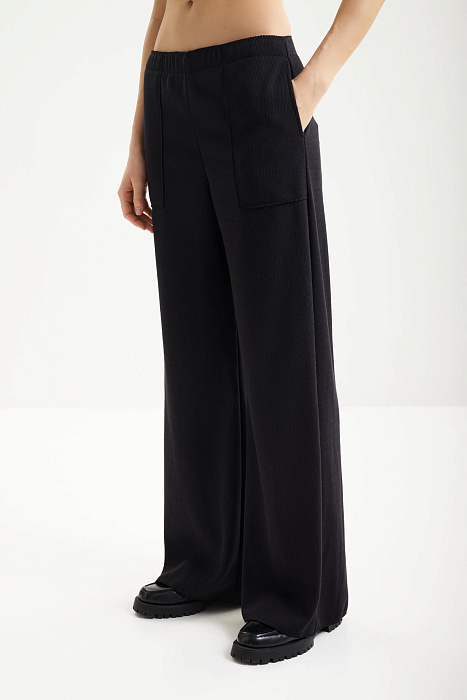 Брюки из фактурного джерси Shan  