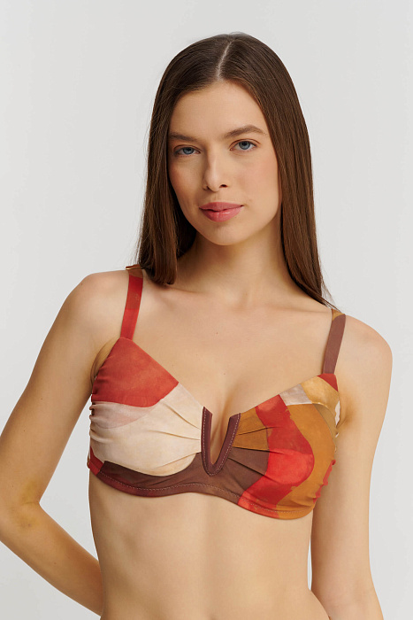 Лиф с V-образной косточкой-разделителем Shan  