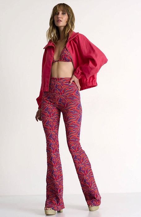 Расклешенные брюки с высокой посадкой Shan  