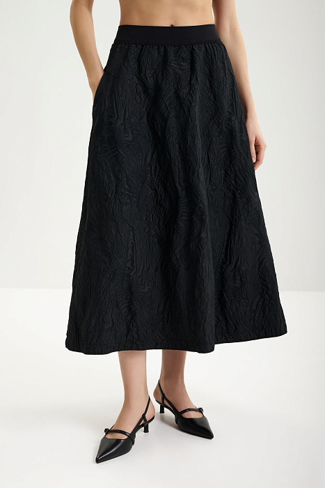 Юбка из фактурной ткани Shan  