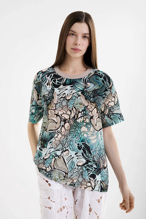 Шелковая блузка Shan  