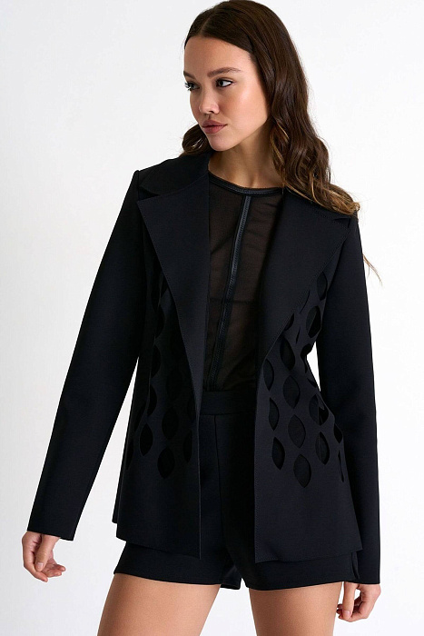 Жакет с перфорацией Shan  