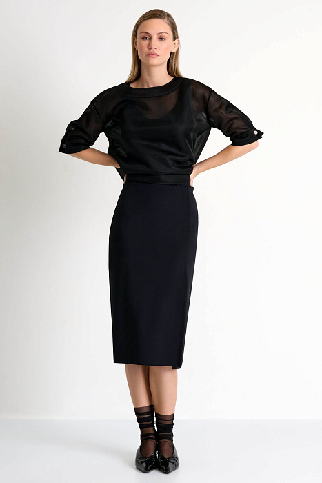 Юбка-карандаш с разрезом Shan  