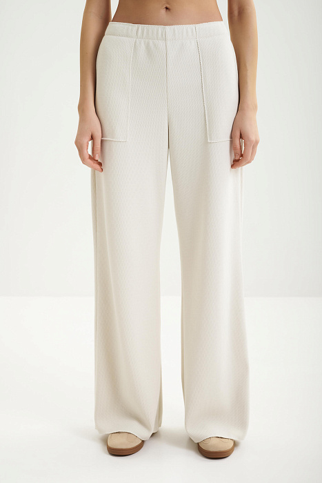 Брюки из фактурного джерси Shan  