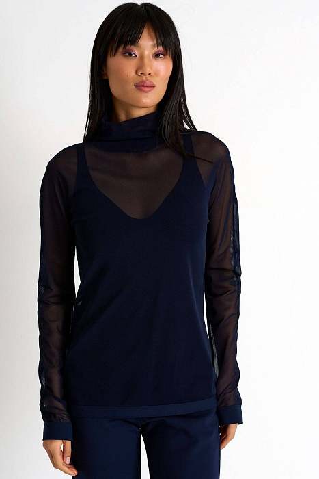 Полупрозрачная водолазка с длинным рукавом Shan  