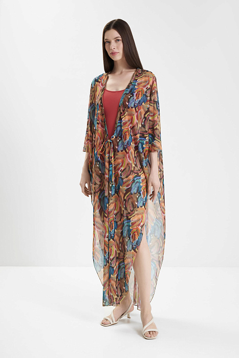 Пляжная накидка на завязках Shan  