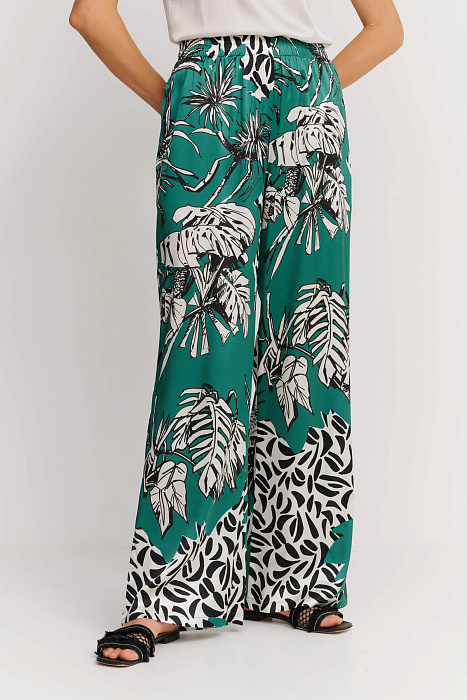 Свободные шелковые брюки Shan  